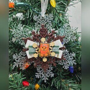 NWT Ewok Wicket Ornament Star Wars Ewok Adventure Christmas Holiday Decor OOAK